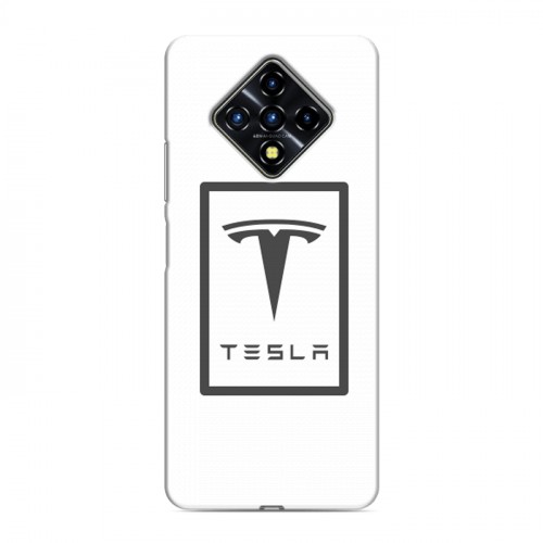 Дизайнерский силиконовый с усиленными углами чехол для Infinix Zero 8 Tesla