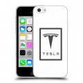 Дизайнерский пластиковый чехол для Iphone 5c Tesla