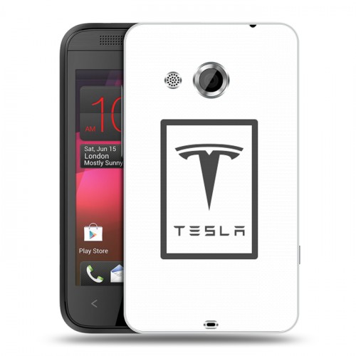 Дизайнерский пластиковый чехол для HTC Desire 200 Tesla