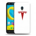 Дизайнерский пластиковый чехол для Alcatel U5 Tesla