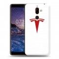 Дизайнерский пластиковый чехол для Nokia 7 Plus Tesla