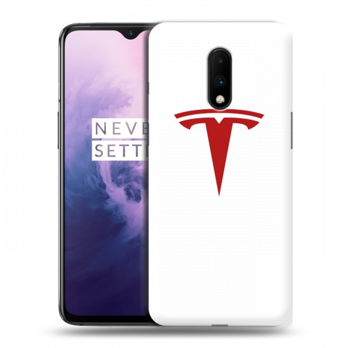 Дизайнерский пластиковый чехол для OnePlus 7 Tesla