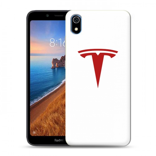 Дизайнерский силиконовый чехол для Xiaomi RedMi 7A Tesla