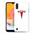 Дизайнерский силиконовый чехол для Samsung Galaxy M01 Tesla