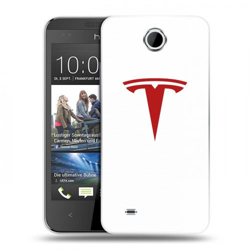 Дизайнерский силиконовый чехол для HTC Desire 300 Tesla