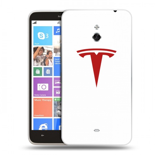 Дизайнерский пластиковый чехол для Nokia Lumia 1320 Tesla