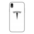 Дизайнерский силиконовый чехол для Iphone Xr Tesla