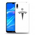 Дизайнерский пластиковый чехол для Huawei Y6 (2019) Tesla