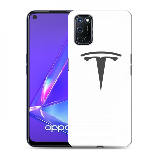 Дизайнерский пластиковый чехол для OPPO A52 Tesla