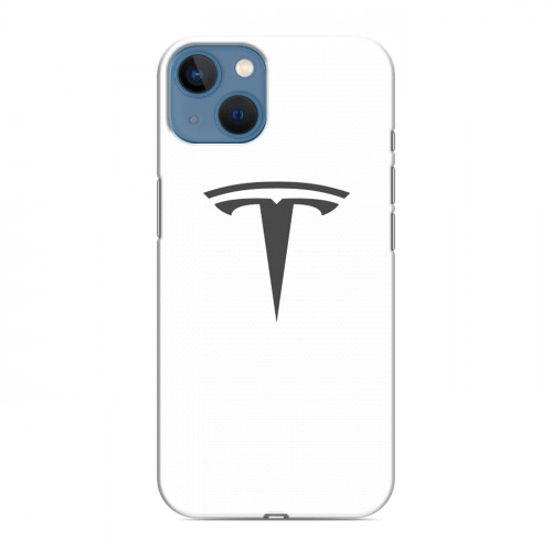 Дизайнерский силиконовый чехол для Iphone 13 Tesla