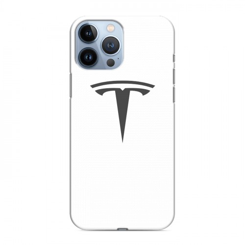 Дизайнерский силиконовый чехол для Iphone 13 Pro Max Tesla
