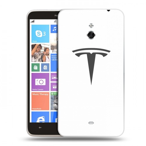 Дизайнерский пластиковый чехол для Nokia Lumia 1320 Tesla