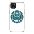 Дизайнерский силиконовый чехол для Iphone 15 Plus День ВДВ