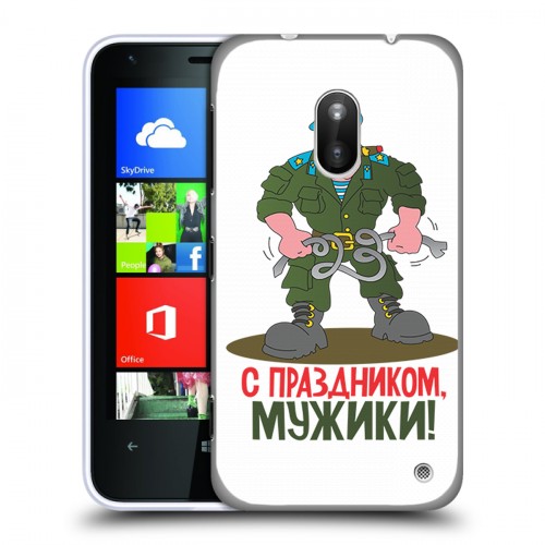 Дизайнерский пластиковый чехол для Nokia Lumia 620 23 февраля