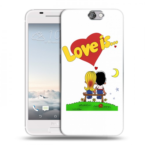 Дизайнерский пластиковый чехол для HTC One A9 любовь это...