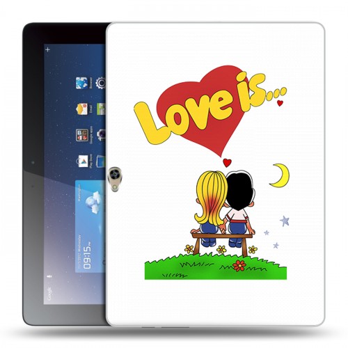 Дизайнерский пластиковый чехол для Huawei MediaPad M2 10 любовь это...