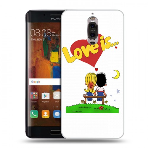 Дизайнерский пластиковый чехол для Huawei Mate 9 Pro любовь это...