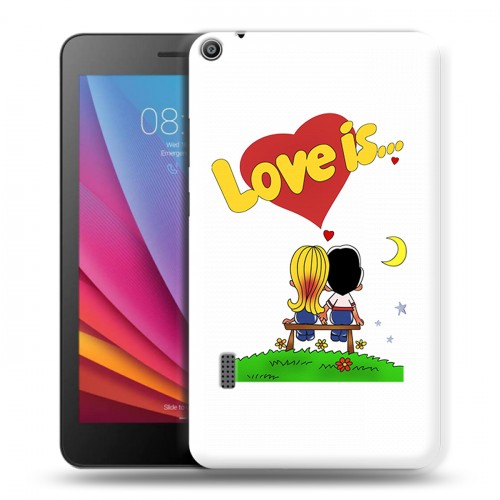 Дизайнерский силиконовый чехол для Huawei MediaPad T3 7 любовь это...