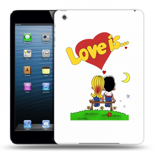 Дизайнерский пластиковый чехол для Ipad Mini любовь это...