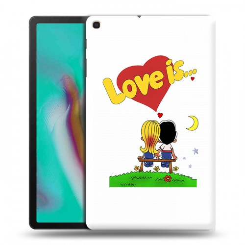 Дизайнерский силиконовый чехол для Samsung Galaxy Tab A 10.1 (2019) любовь это...