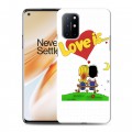 Дизайнерский пластиковый чехол для OnePlus 8T любовь это...