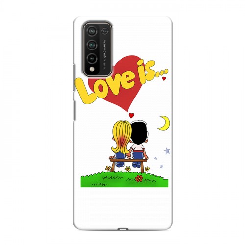 Дизайнерский пластиковый чехол для Huawei Honor 10X Lite любовь это...