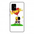 Дизайнерский пластиковый чехол для Xiaomi Poco M4 5G любовь это...