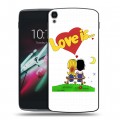 Дизайнерский пластиковый чехол для Alcatel One Touch Idol 3 (5.5) любовь это...