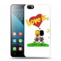 Дизайнерский пластиковый чехол для Huawei Honor 4X любовь это...