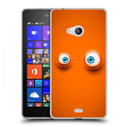 Дизайнерский пластиковый чехол для Microsoft Lumia 540 хэллоуин