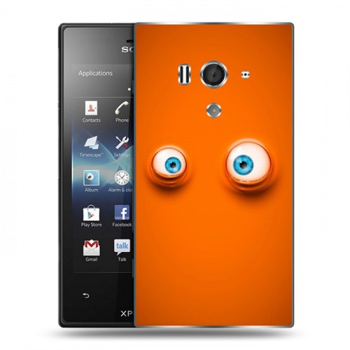 Дизайнерский пластиковый чехол для Sony Xperia acro S хэллоуин