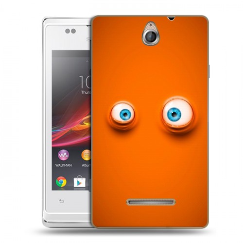 Дизайнерский пластиковый чехол для Sony Xperia E хэллоуин