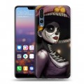 Дизайнерский силиконовый с усиленными углами чехол для Huawei P20 Pro хэллоуин