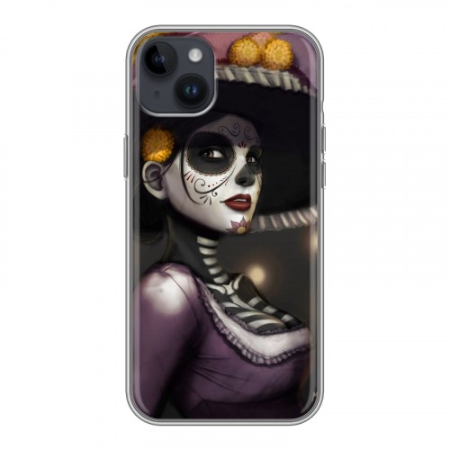 Дизайнерский пластиковый чехол для Iphone 14 Plus хэллоуин
