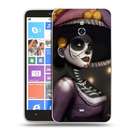 Дизайнерский пластиковый чехол для Nokia Lumia 1320 хэллоуин