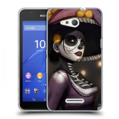 Дизайнерский пластиковый чехол для Sony Xperia E4g хэллоуин