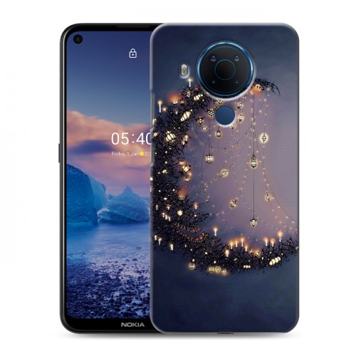 Дизайнерский силиконовый чехол для Nokia 5.4 хэллоуин