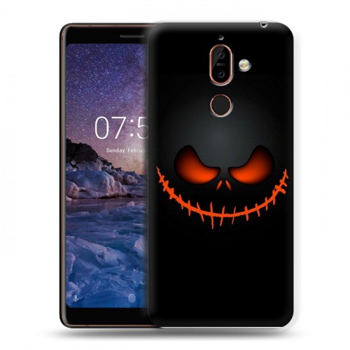 Дизайнерский пластиковый чехол для Nokia 7 Plus хэллоуин