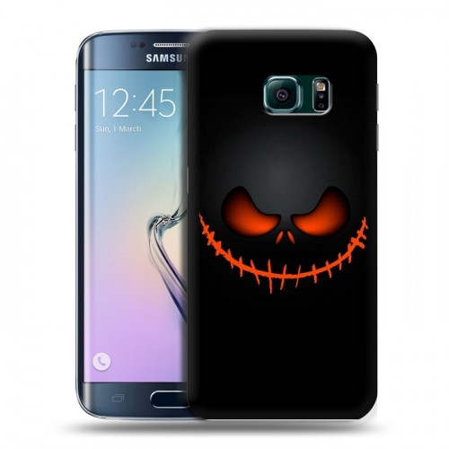 Дизайнерский пластиковый чехол для Samsung Galaxy S6 Edge хэллоуин