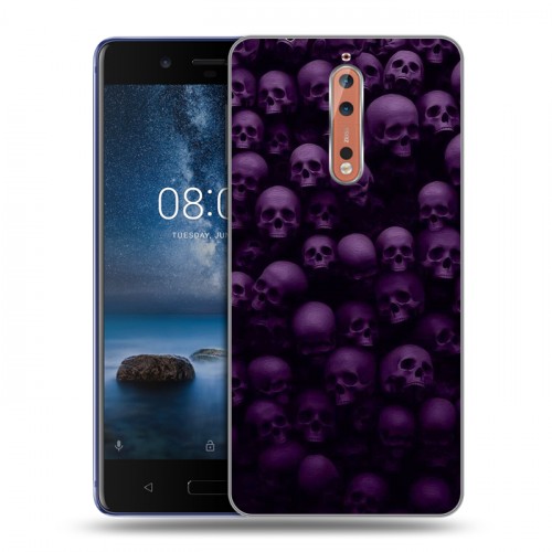 Дизайнерский пластиковый чехол для Nokia 8 хэллоуин