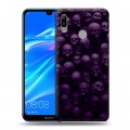 Дизайнерский пластиковый чехол для Huawei Y6 (2019) хэллоуин