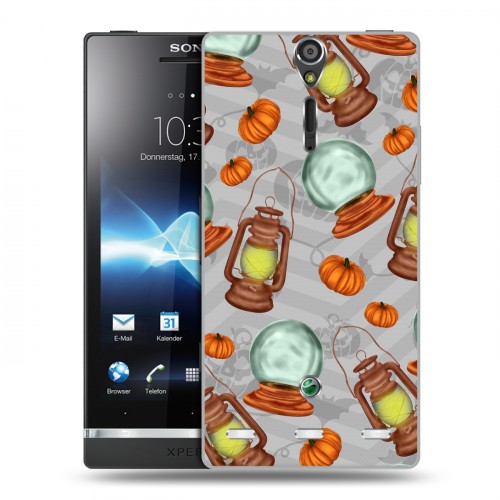 Дизайнерский пластиковый чехол для Sony Xperia S хэллоуин