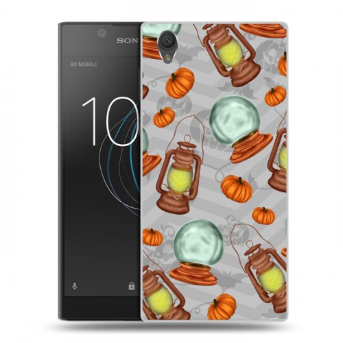 Дизайнерский пластиковый чехол для Sony Xperia L1 хэллоуин