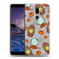 Дизайнерский пластиковый чехол для Nokia 7 Plus хэллоуин