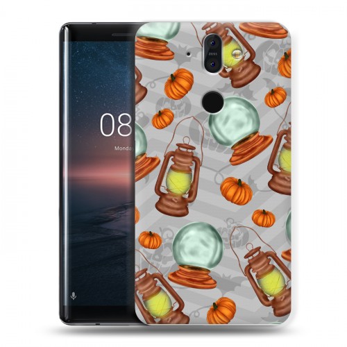 Дизайнерский пластиковый чехол для Nokia 8 Sirocco хэллоуин