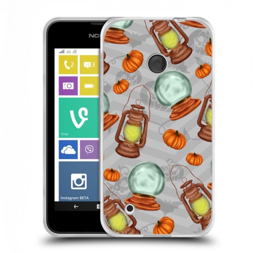 Дизайнерский пластиковый чехол для Nokia Lumia 530 хэллоуин