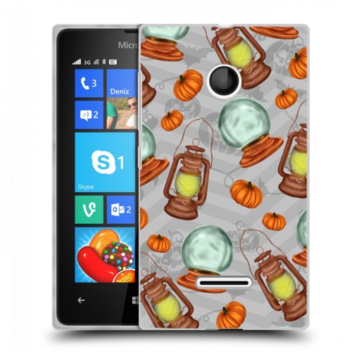 Дизайнерский пластиковый чехол для Microsoft Lumia 435 хэллоуин