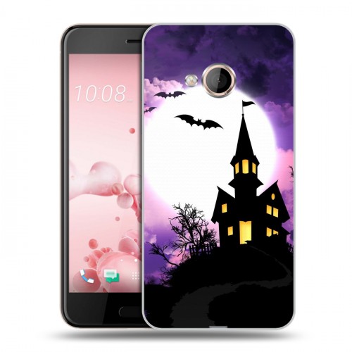 Дизайнерский силиконовый чехол для HTC U Play хэллоуин