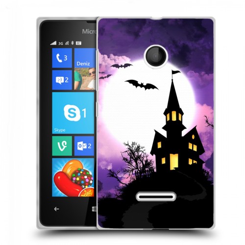 Дизайнерский пластиковый чехол для Microsoft Lumia 435 хэллоуин