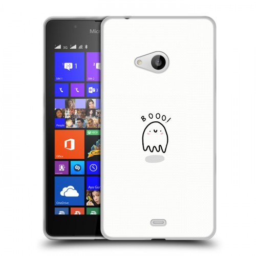 Дизайнерский пластиковый чехол для Microsoft Lumia 540 хэллоуин